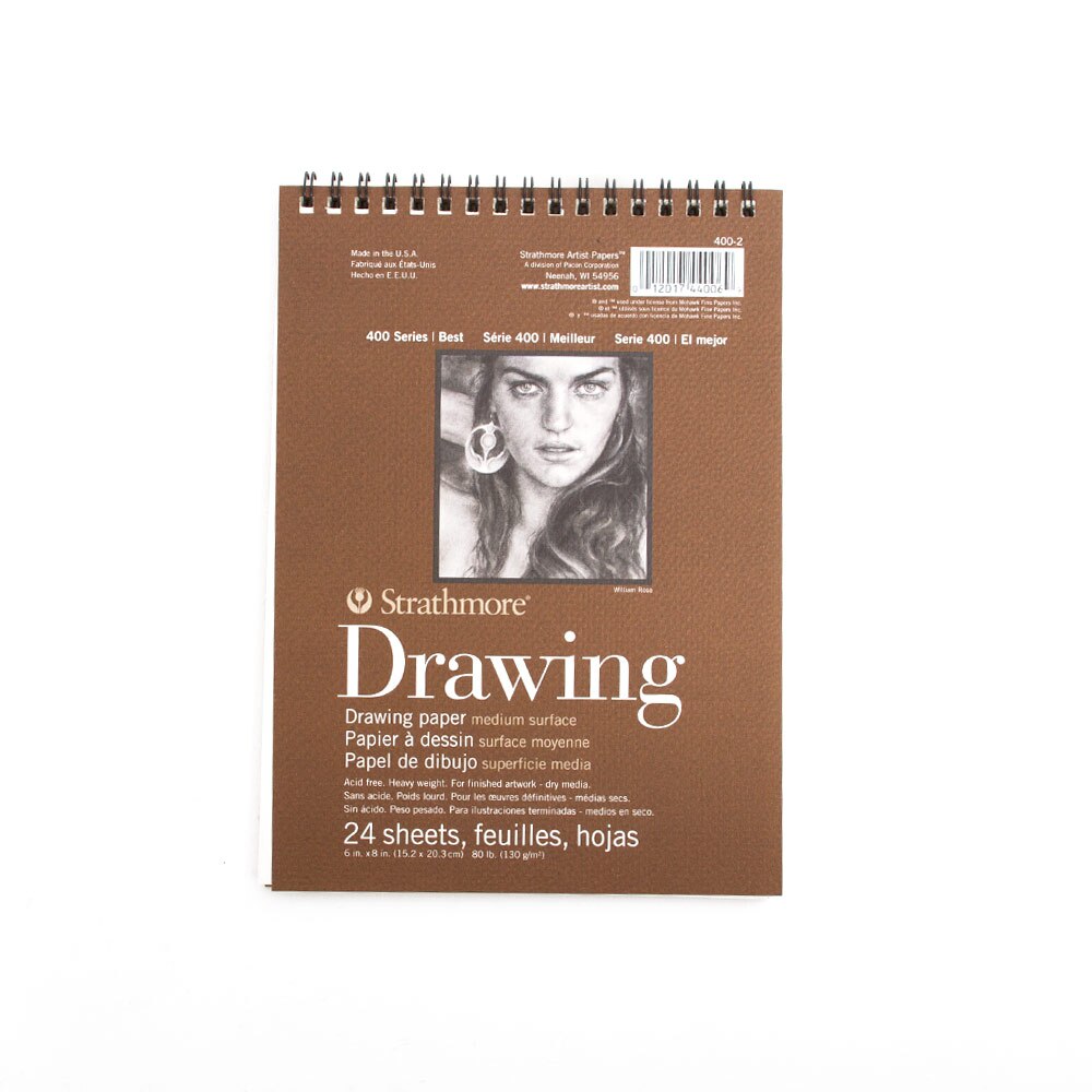 Strathmore, Sketchbooks & Pads, Art & School, 80#, Drawing, 24 sheet, 36189, 6"x8"